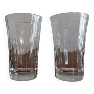 2 verres chopes cristal - baccarat