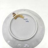 Ceramic plate with fish design from Louvain