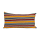 Queen boho woven bedding kilim pillow cover, oversize striped turkish lumbar cushion with anatolian