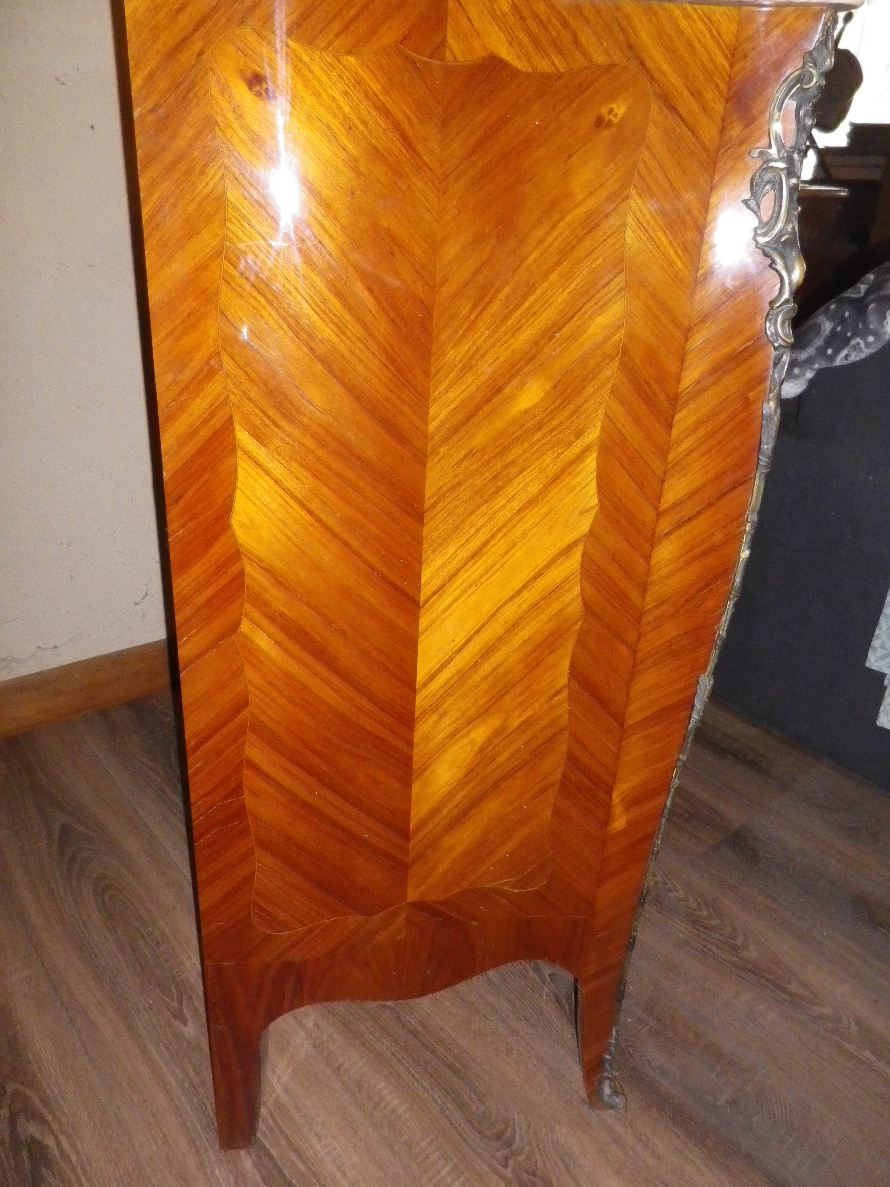 2-door marquetry cabinet