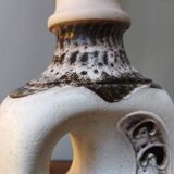 Fat Lav perforated ceramic lamp - vintage 1970