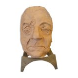 Terracotta bust of Jean Gabin