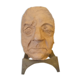 Buste en terre cuite de Jean Gabin