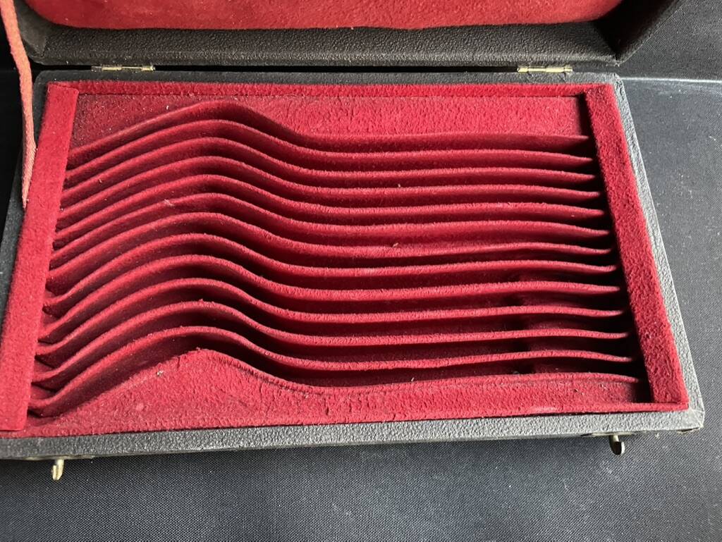 Box of 6 forks and 6 table spoons Christofle “Baguette” collection