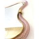 Miroir en verre de style Murano, miroir design – Simoeng, rose et