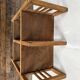 Etagère administrative bois brut 1930