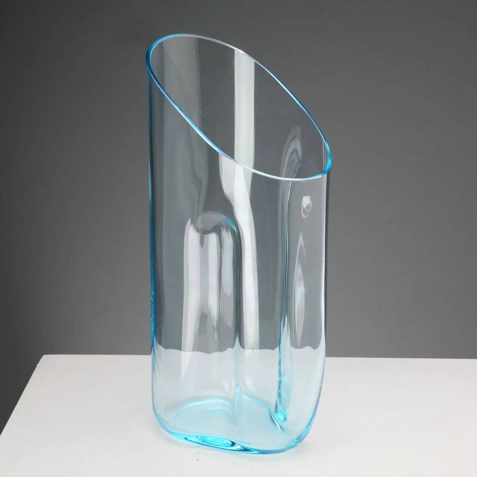 Vintage Cenedese & Albarelli glass vase, Italy, 1980s