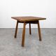 Table d'appoint moderniste en chêne par Jan Vaněk pour Krásná Jizba