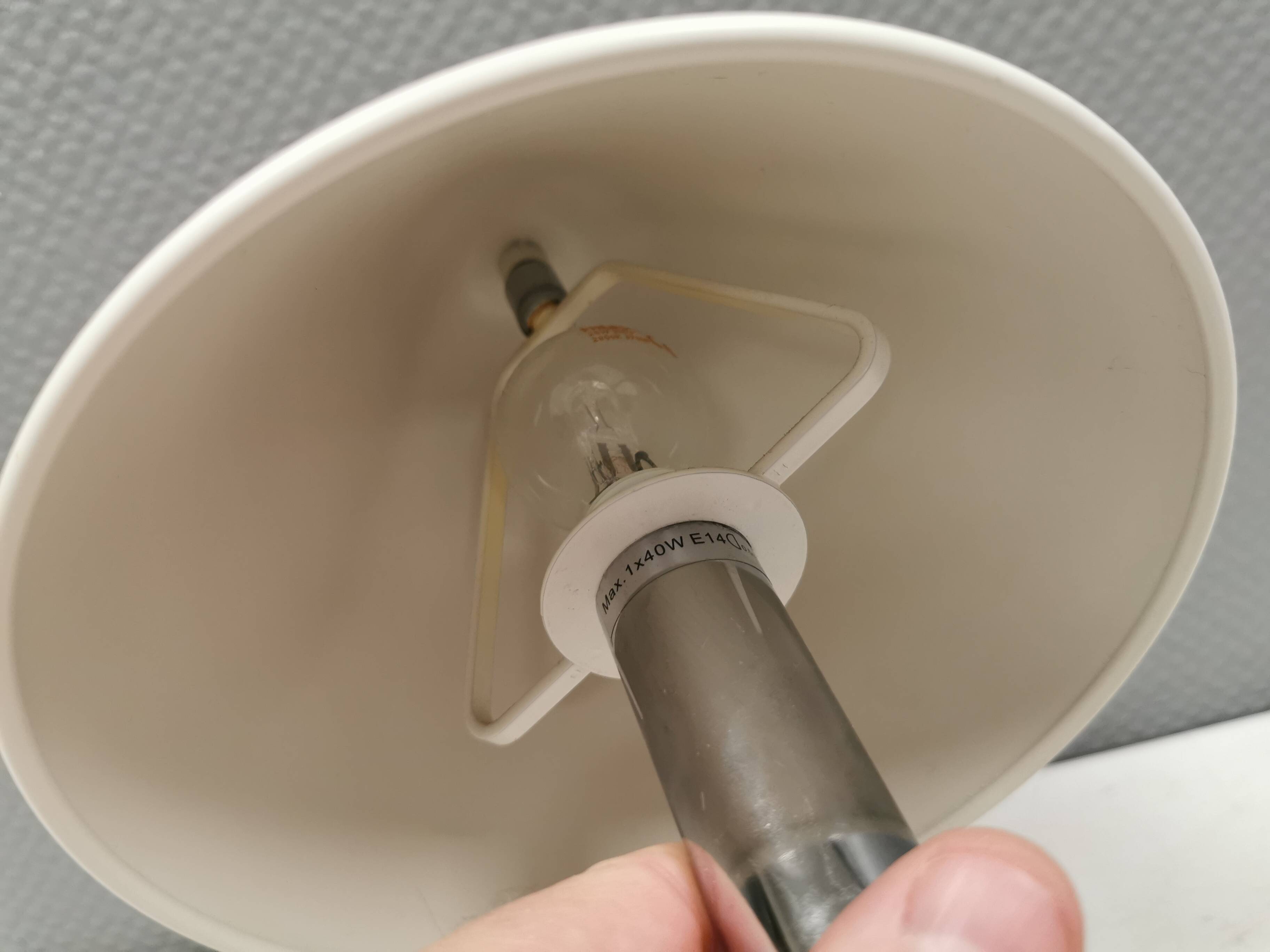 Beautiful table lamp from the 1980s-90s Denmark.