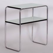 Art Deco Side Table in Chrome Steel by Marcel Breuer for Thonet, 1930s