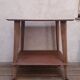 Table served legs compass with wheels 1950s