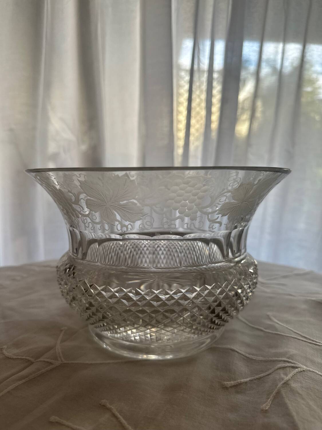 Vintage Centrepiece Edinburgh Crystal from the Period 1867