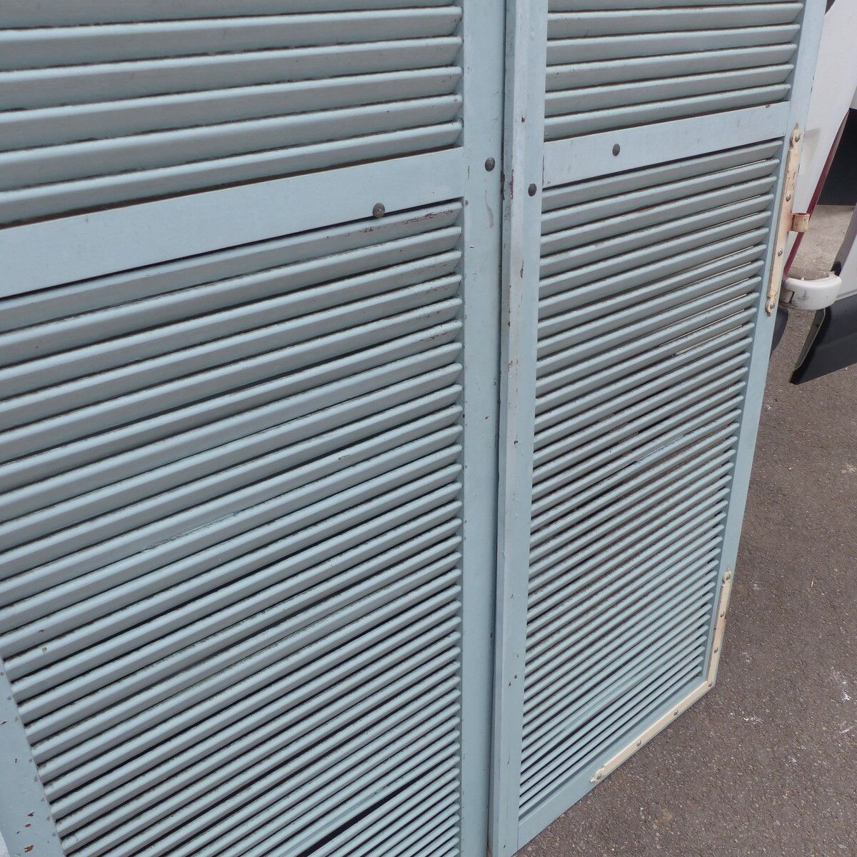 suite of 4 shutters wooden dim L 300 cm x H 228 cm