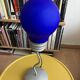 Small blue lamp bulb postmodern 90s Pop Art style