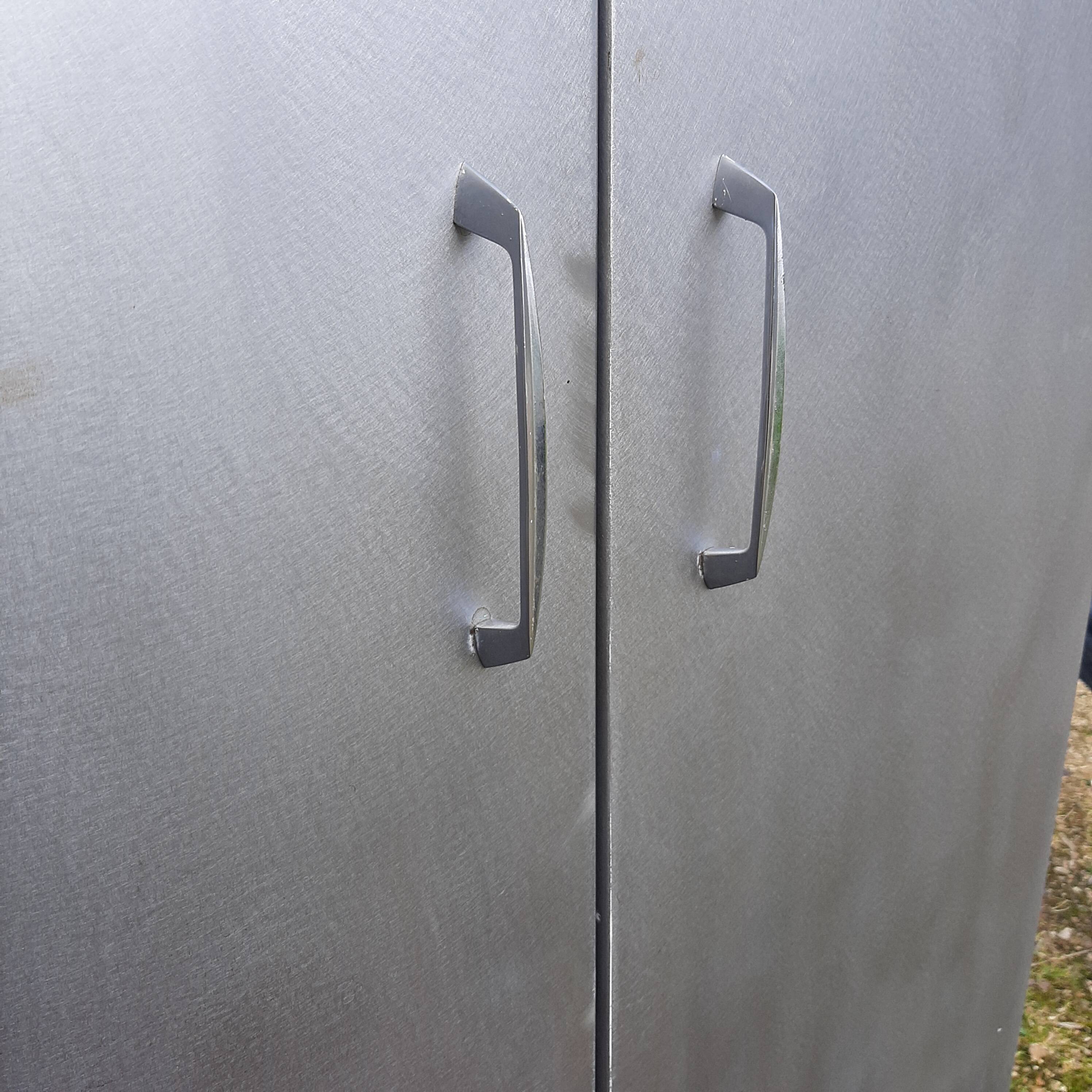 Metal kitchen cabinet