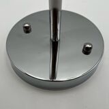 Rare Vintage Lacquered Metal Hanging Lamp, Italy 1960s