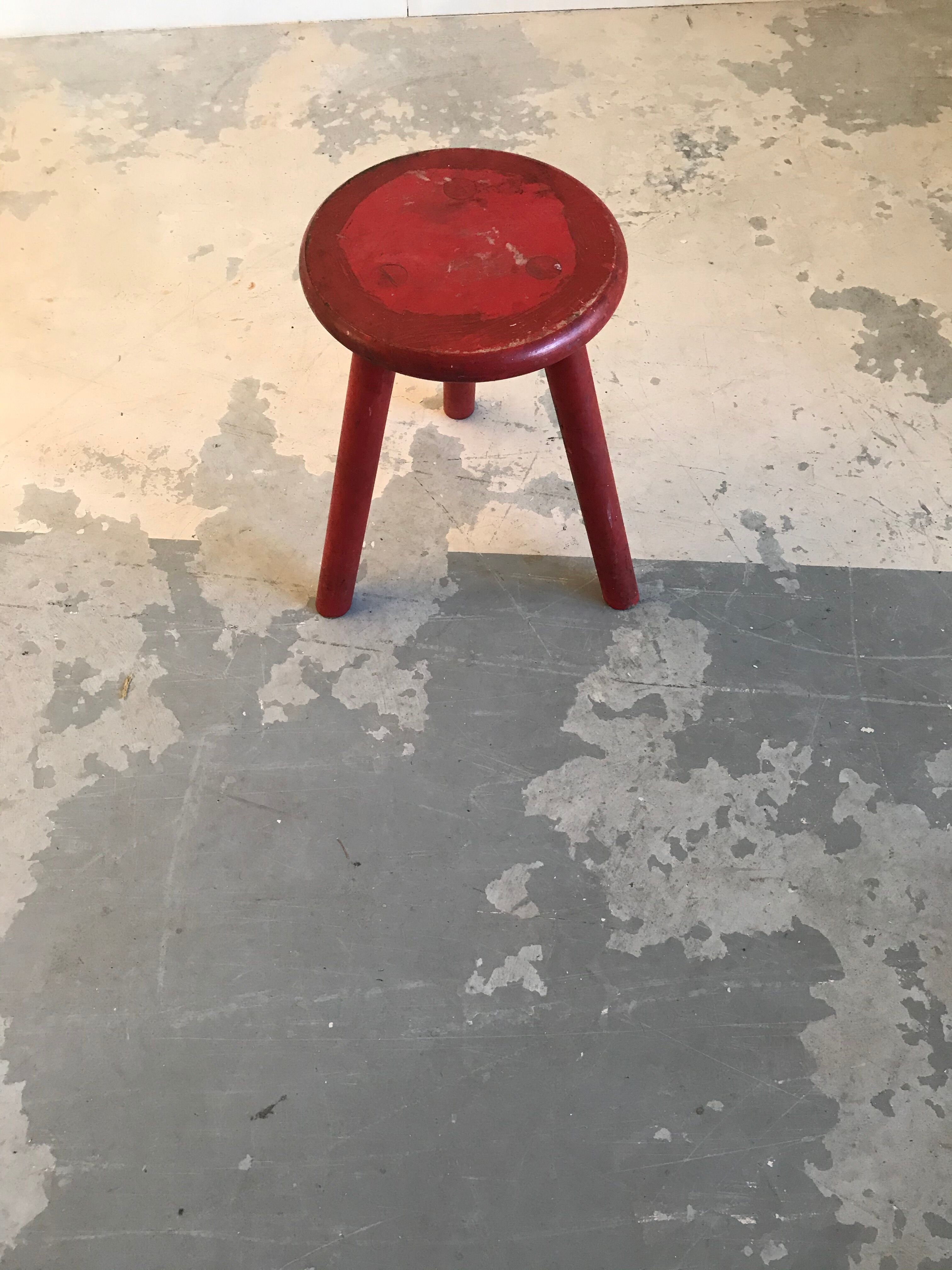 Wooden stool