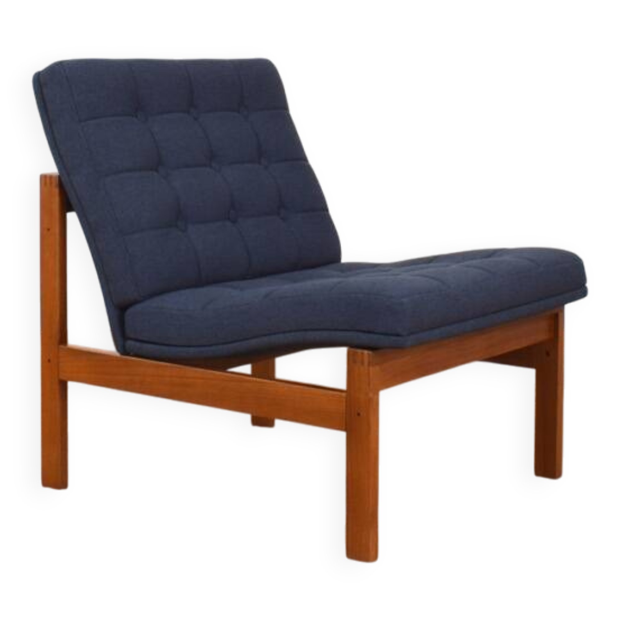 Mid-Century Teak Moduline Lounge Chair by Ole Gjerløv-Knudsen & Torben Lind