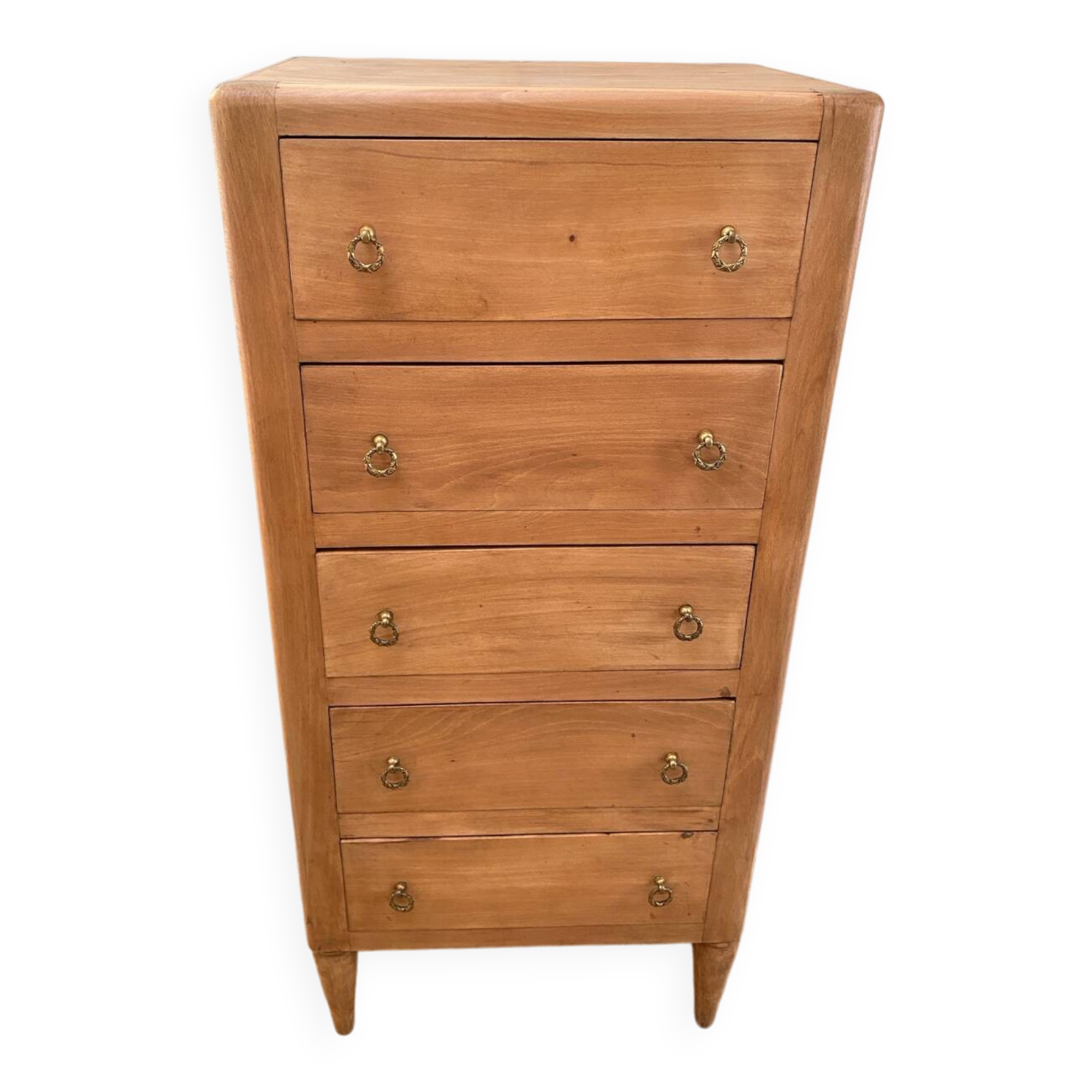 Vintage chest of drawers in light wood – natural elegance