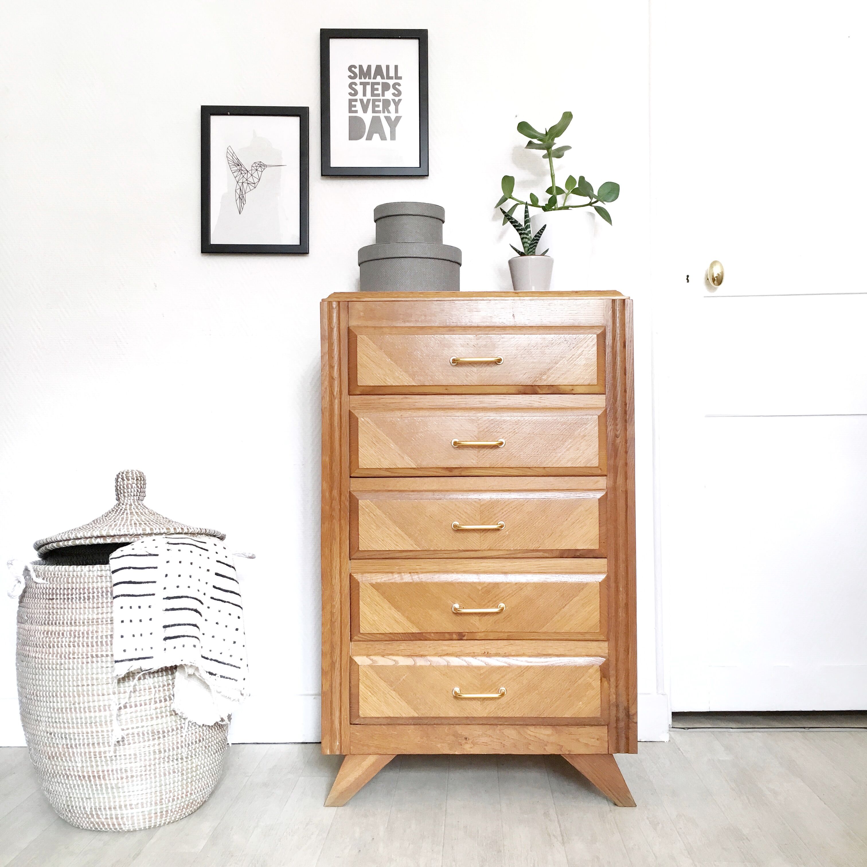 Scandinavian vintage dresser chiffonier