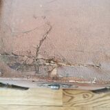 Malle ancienne bois cuir