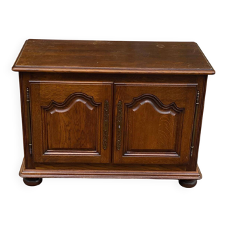 Buffet bas en bois massif anglais 2 portes