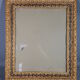 Old frame circa 1900, wood - gilded stucco with leaf - black laqué 53x45 cm leaf 42.5x35 cm SB