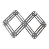 Vintage folding metal trivia