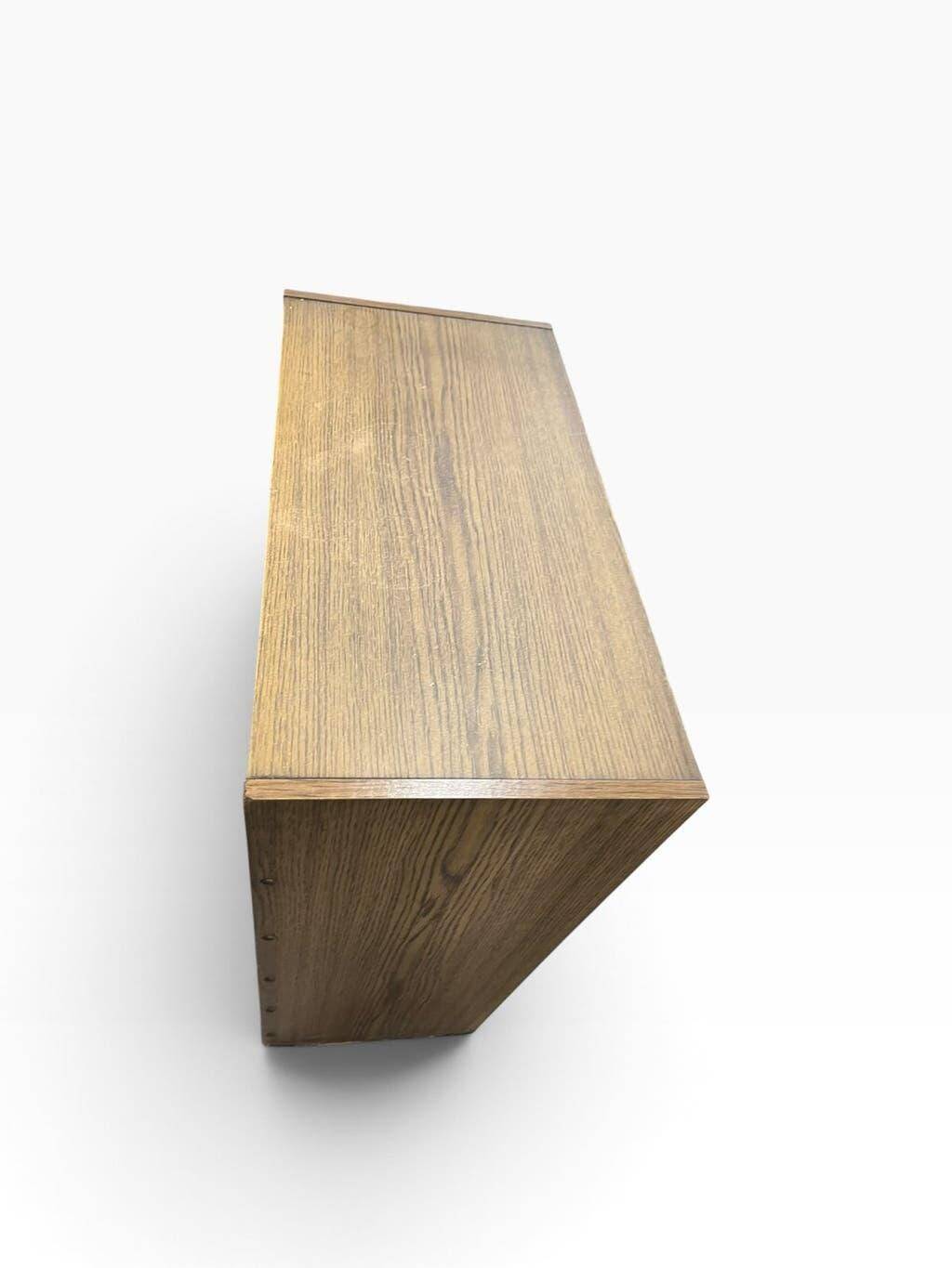 Vintage wooden shoe cabinet / drop-leaf cabinet