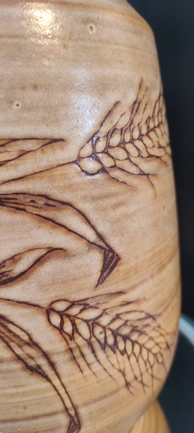 Large Vallauris vase signed by Jacques Fonck and Jean Matéo, 1950s.