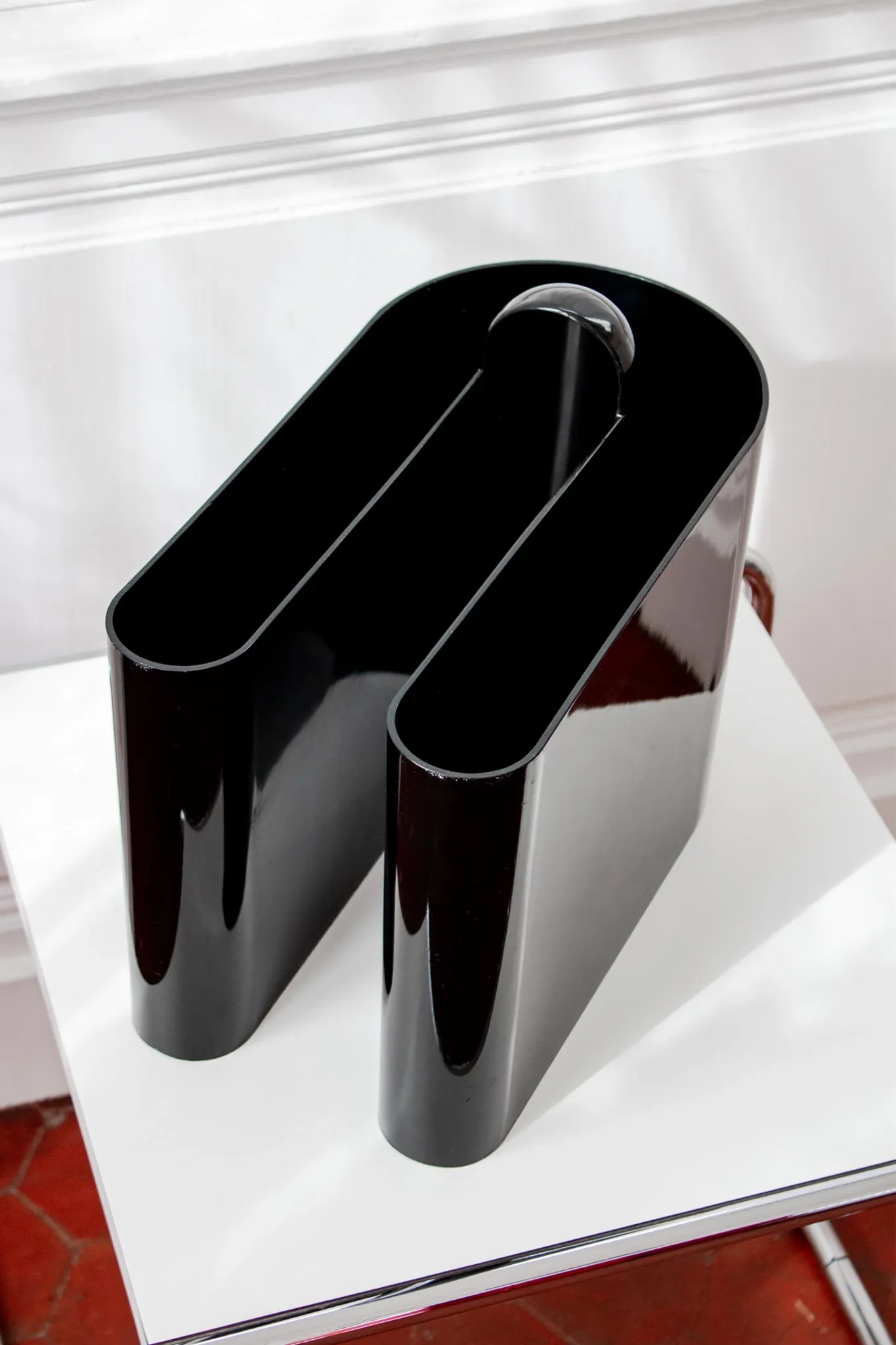 Vintage magazine rack Portariviste (Art. 270) by Rodolfo Bonetto for
