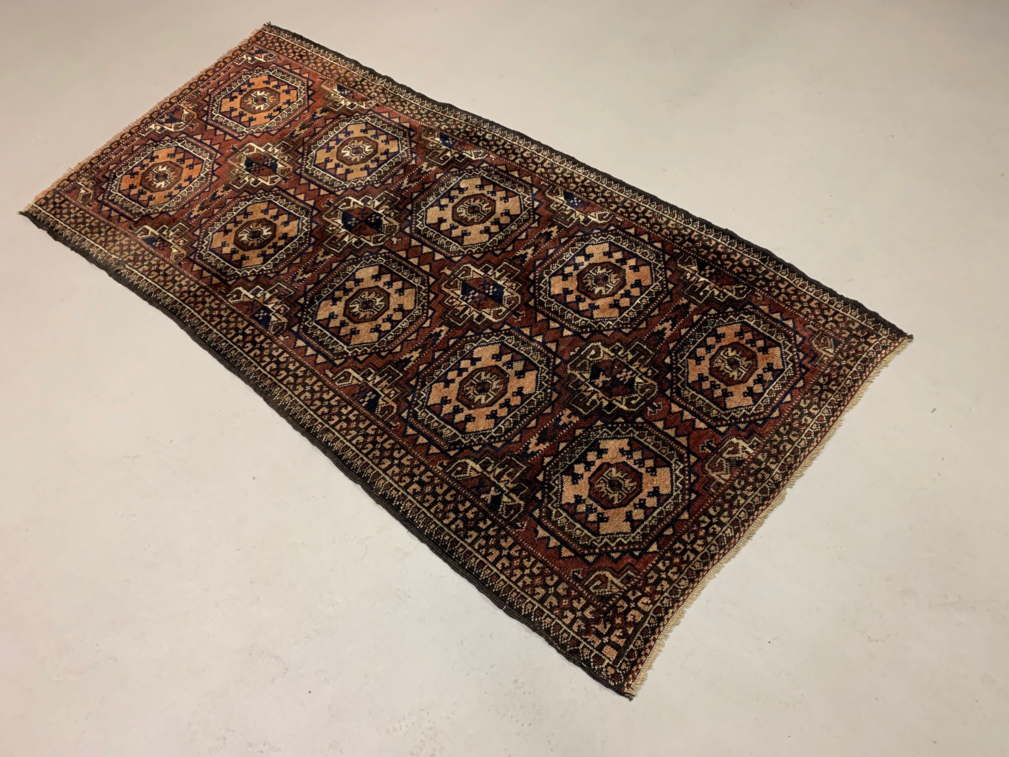 Vintage Taimuri Afghan Tribal rug 188x94 cm