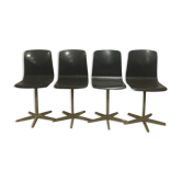 Series of 4 pagholz chairs