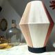 Cotton thread woven lamp