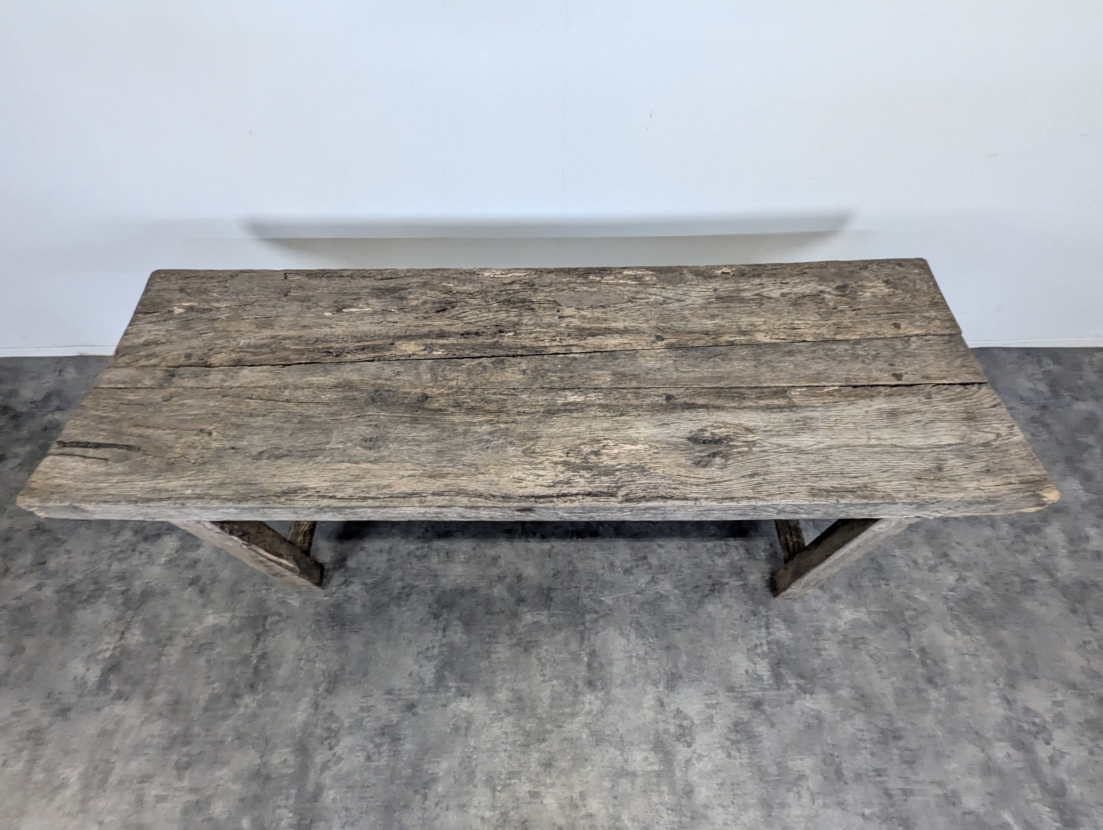 Solid oak farmhouse table