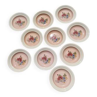 10 Assiettes creuses Villeroy et Boch vintage Modèle 1584