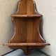 Pair of vintage corner shelves