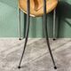 Set of two pairs of vintage 1970s chairs, in chrome metal and beech.