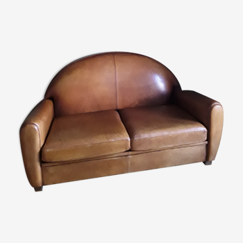 Canapė club 2 seater in havana leather