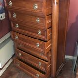 Semainier in cherry style Louis XVI