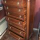 Semainier in cherry style Louis XVI