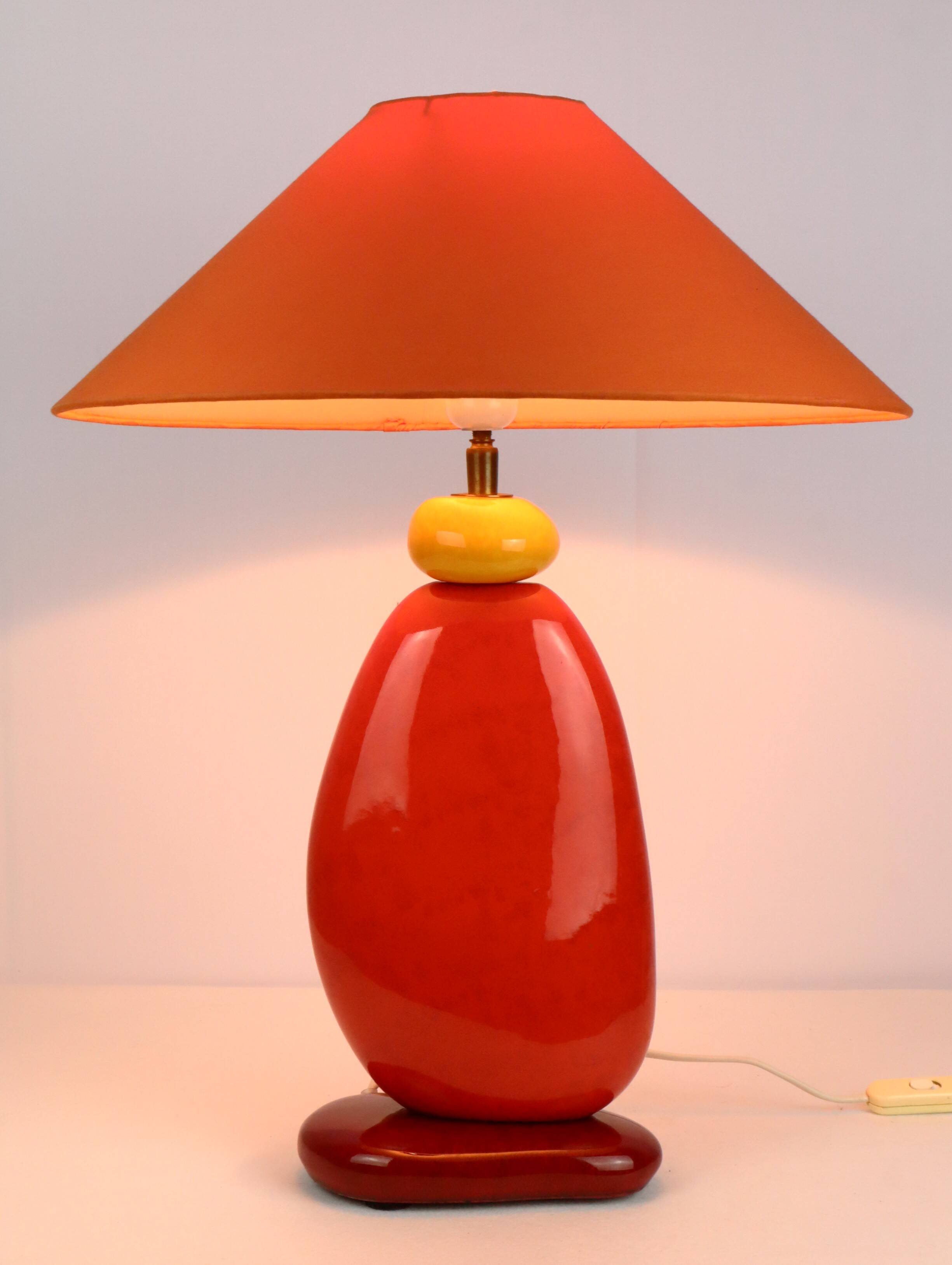 Pebble lamp by François Chatain 1980