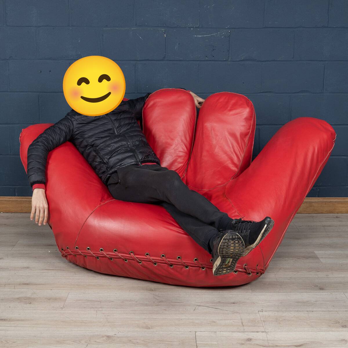 Fauteuil "JOE" des années 20 par Jonathan De Pas, Donato D'Urbino et Paolo Lomazzi