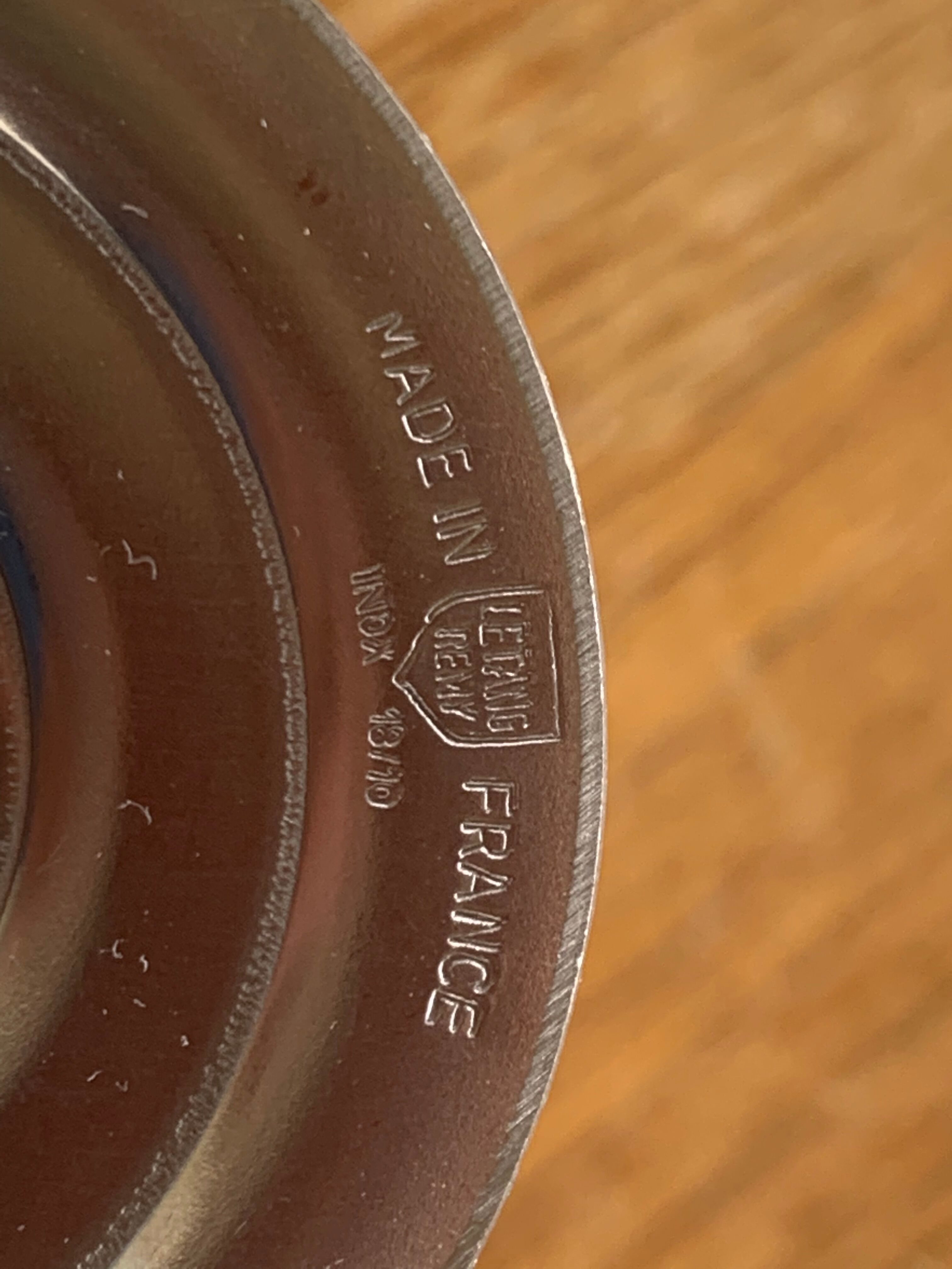 6 coupes à glace en inox Rémi letang