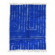 Tapis Bleu Contemporain - 300 x 237 cm