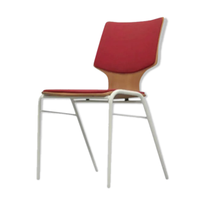 Chaise bois de chêne 1960
