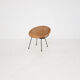 Vintage metal and rattan lounge chair , The Netherlands 1960’s