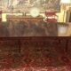 Extensible Louis XVI dining table in period Directoire mahogany.