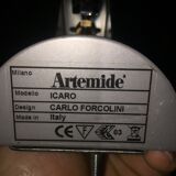 Two Artemide Icaro wall lamps