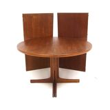 Teak dining table, Karl Erik Ekselius, JOC, Vetlanda, Sweden, 1960s